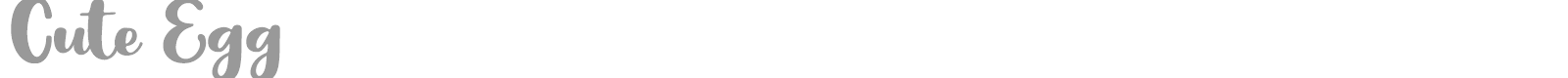Cute Egg font preview